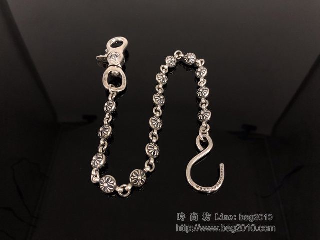 chrome hearts銀飾 克羅心褲鏈 克羅心裝飾品鏈 克羅心包鏈  gjc1889